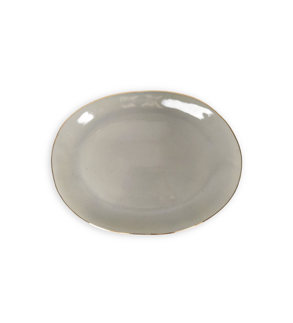 Gold Large Oval Platter