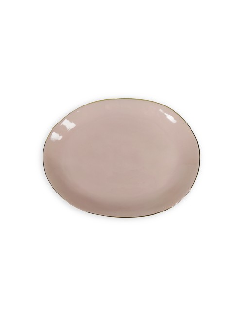 Gold Large Oval Platter